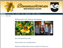 Tablet Screenshot of bienen.breitenbach.at